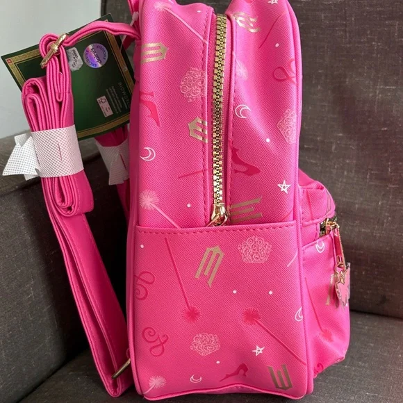 Claire’s Wicked Pink Small Backpack - Picture 5 of 7